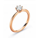 LAB-Diamond Ring in 585 Gold