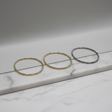 Silver Bracelet Flexible in Diamond Polish